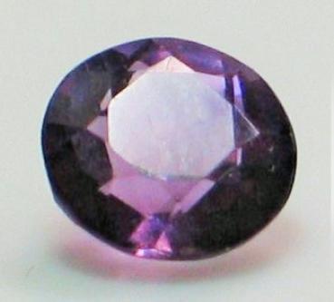 Amethyst, rund violett, Durchmesser: 6,14 mm