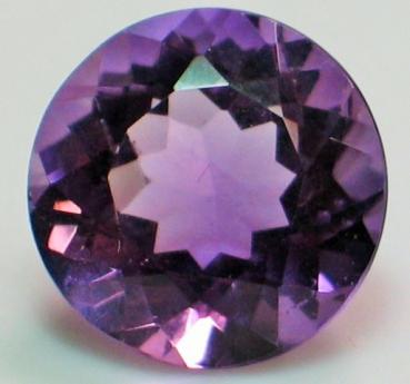 Amethyst im Rundschliff, Gewicht: 5.8 ct.