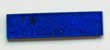 Lapislazuli Platte, rechteckig, Masse (L/B/H): 22,02 x 5,55 x 1,89 mm