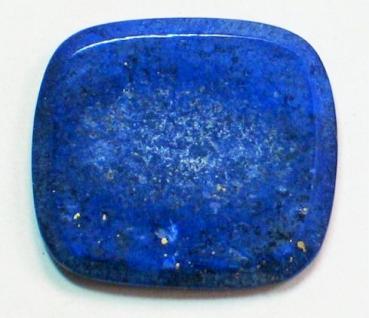 Lapislazuli Platte, rechteckig, abgerundete Ecken, Masse (L/B/H): 15,77 x 14,12 x 2,13 mm