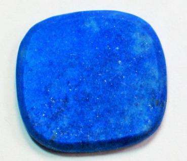 Lapislazuli Platte, rechteckig, abgerundete Ecken, Masse (L/B/H): 16,82 x 15,82 x 2,45 mm