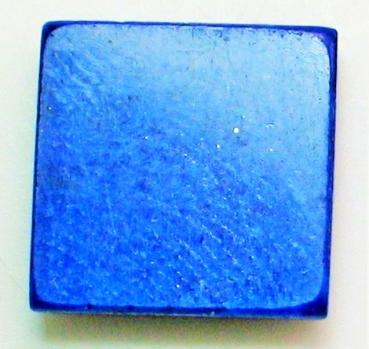 Lapislazuli Platte, Carré, Masse (L/B/H): 11,01-11,02 x 2,43 mm