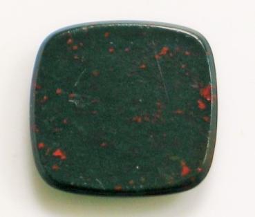Heliotrop Platte, Carré, Masse (L/B/H): 13,52-13,82 x 2,69 mm