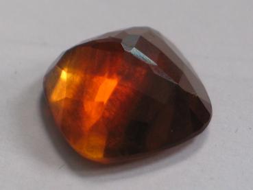 Preview: Citrin, braunorange, Rechteck, flache Tafel, Gewicht: 10.7 ct.