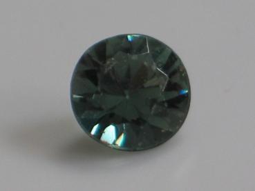 Turmalin, blaugrün, rund, 1.34 ct, Maße: 6,78-6,80 x 4,44 mm