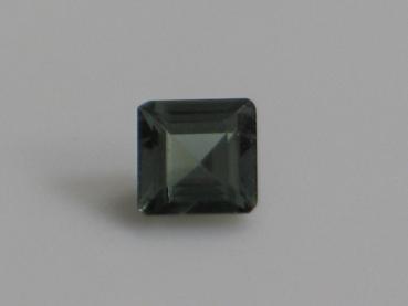 Turmalin, blaugrün, Carré, 0.35 ct, Maße: 4,10-4,11 x 2,47 mm