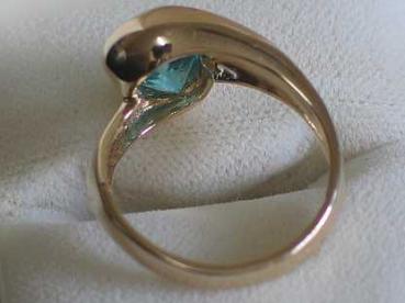 Neuwertig: Herrlicher Ring aus 585er Gelbgold mit großem Topas 3.2 ct., Größe 56, Gewicht: 5,4g