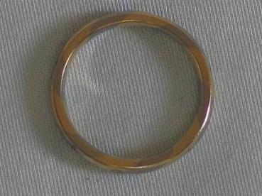 Preview: Bicolor Diamantring aus 750er Gold mit 11 Diamanten 0.17 ct. VSI TW, Größe 51, Gewicht: 4,3g