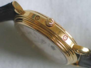 Maurice Lacroix Masterpiece Phase de Lune mit Automatikwerk 13111, Glasboden, Leder Mondphasenuhr