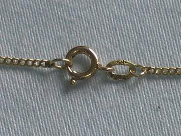 Preview: Hübsches Collier mit Rubin, Saphir, Zirkonia aus 585er Gold Gewicht: 4,0g