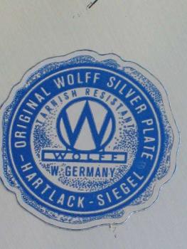 Wolff Silver: 6x versilberte Eistüten bzw. Eisbecher Höhe 20 cm