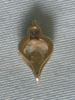 Diamantanhänger mit 0.09 ct. aus 585er Gelbgold, Gewicht: 0,9g