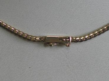 Preview: Rubin-Diamantcollier aus 585er Gold, Länge 41,2 cm, Gewicht: 7,7g