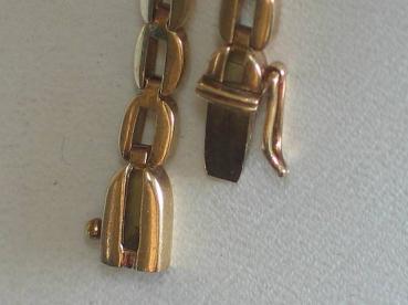Diamant Halskette / Collier 0.30 ct., 750er Gelb- mit Weißgold, Länge 43,8, Gewicht: 30,0g