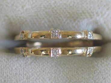 Preview: Variabler "3 in 1 Ring" 750er Gold mit Diamanten, Saphiren, Rubinen, Smaragden, Größe 54, Gewicht: 7,5g