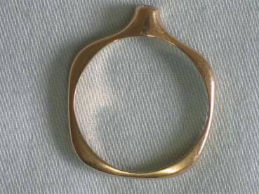 Diamantring aus 585er Gelbgold mit 0.05 ct. Größe 54, Gewicht: 2,2g