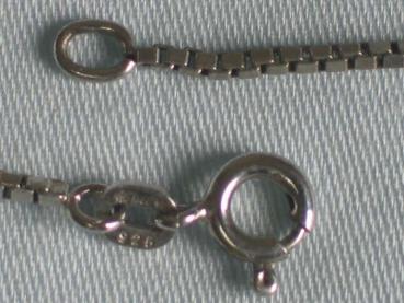 Venezianer Halskette aus 925er Silber, Länge 41,5 cm Gewicht: 4,2 Gramm