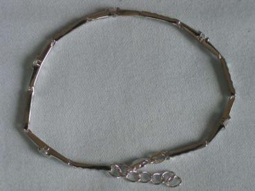 Armband "Adria" aus 925er Sterlingsilber mit Zirkonia, Länge 18,0 - 20,2 cm Gewicht: ca. 5,9 Gramm