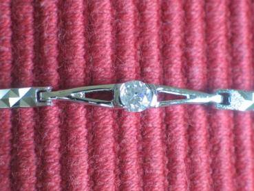 Armband "Adria" aus 925er Sterlingsilber mit Zirkonia, Länge 18,0 - 20,2 cm Gewicht: ca. 5,9 Gramm