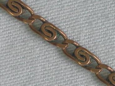 Halskette im griechischen Muster aus 333er Gold, Länge 45,2 cm Gewicht: 6,9g