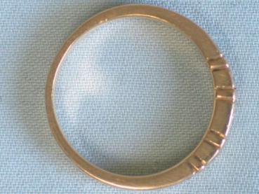 Preview: Diamantring mit 0.26 ct. aus 750er Gold, Größe 58 Gewicht: 6,4g
