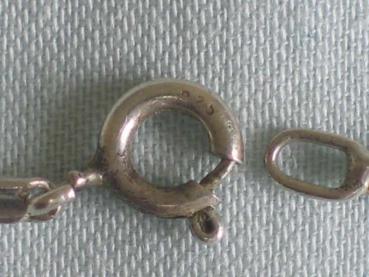 Gliederkette aus 925er Sterlingsilber, Länge 42 cm Gewicht: ca. 5,4 Gramm