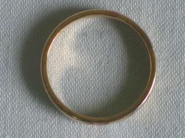 Diamantring aus 585er Gold Tricolor mit 0.02 ct, , Größe 54, Gewicht: 2,9g
