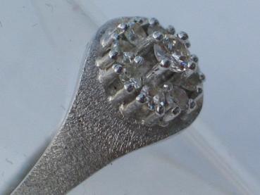 Preview: Herrlicher Diamantring mit 0.50 ct. aus 585er Weissgold, Größe 56, Gewicht 4,6g