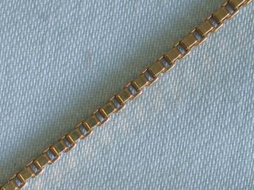 Kurze Taschenuhrenkette Venezianer für Taschenuhr aus 585er Gelbgold, Gewicht: 10,0g