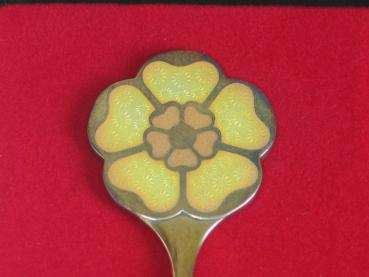 Robbe & Berking Jahreslöffel, groß, "Jakobiten-Rose 1980" aus 925er Sterlingsilber, Gewicht: 60,9g