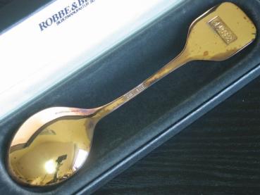 Robbe & Berking Jahreslöffel, groß, "Apfelbaum 1982" aus 925er Sterlingsilber, Gewicht: 63,6g