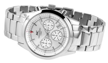 Preview: MC Herren Chronograph mit Edelstahlband