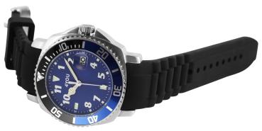 Preview: 4You Herrenuhr mit Silikonarmband