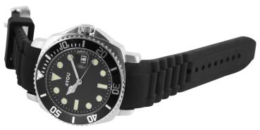 Preview: 4You Herrenuhr mit Silikonarmband