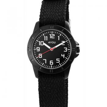 4You Unisexuhr mit Textilarmband
