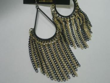 JZ20 Ohranhänger, Bicolor  -gold-schwarz