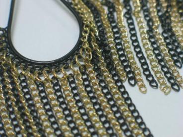 JZ20 Ohranhänger, Bicolor  -gold-schwarz