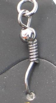 Cham Cham Ohranhänger, silberfarben