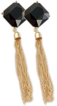 Cham Cham Ohrstecker, goldfarbig/schwarz