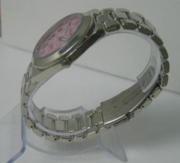 Excellanc Damenuhr mit Metallarmband - rosa