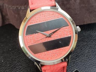 Excellanc Damenuhr mit Kunstlederband