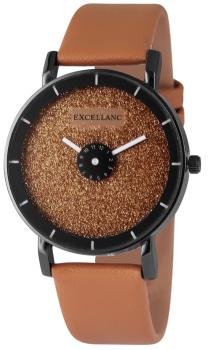 Excellanc Damenuhr mit Kunstlederband