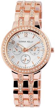 Donna Kelly Damenuhr mit Metallarmband