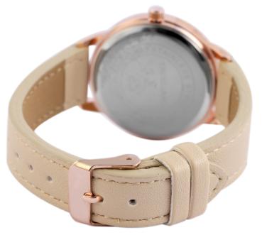 Excellanc Damenuhr mit Band aus Kunstleder