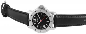 Preview: 4You Unisexuhr mit Echtlederarmband