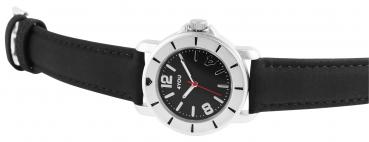 Preview: 4You Unisexuhr mit Echtlederarmband