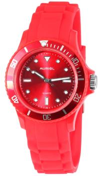 Auriol Unisex Uhr mit Silikonband, Rot