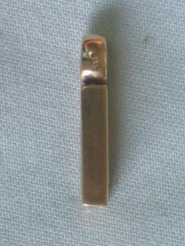 Anhänger aus 585er Gold mit 5 kleinen Diamanten, Gewicht: 1,9g