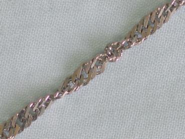 Flachpanzerketten Armband aus 925er Sterlingsilber, Länge 25,2 cm Gewicht: ca. 4,5 Gramm