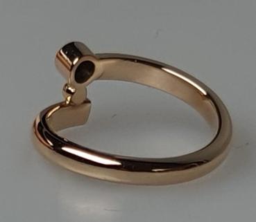 Preview: Brillantsolitär 0.10 ct. aus 750er Gelbgold, Größe 51 Gewicht: 4,2g